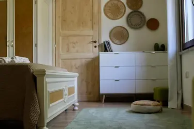 Letto o letti in una camera di Domo Galàna