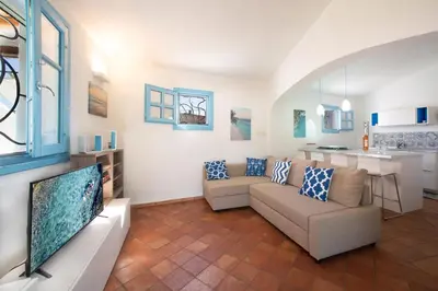 Area soggiorno di Villetta Beach House