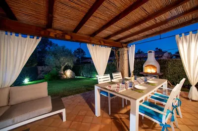 Area soggiorno di Villetta Beach House