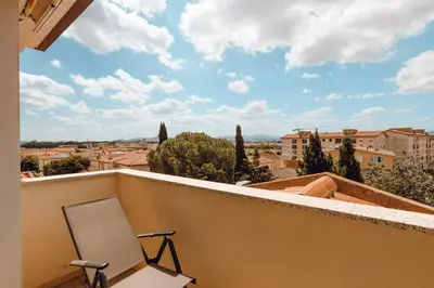 Balcone o terrazza di OLBIA SKYVIEW ATTIC, Gaia's House