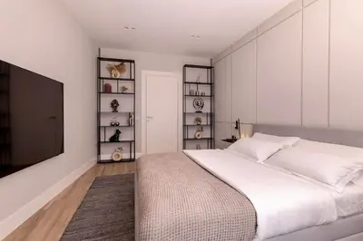Letto o letti in una camera di Charming & Luxurious Suite Garibaldi BIG - Fully equipped & renovated - Old Town