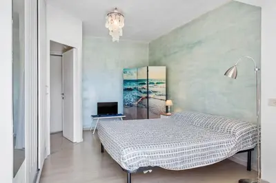 Letto o letti in una camera di Amazing Apartment -Sea & Island View-
