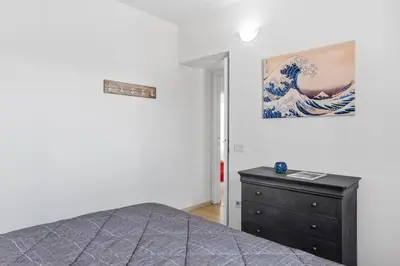 Letto o letti in una camera di Amazing Apartment -Sea & Island View-