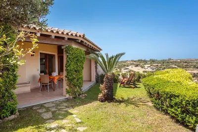 Paesaggio naturale nelle vicinanze della villa