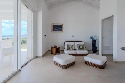 Area soggiorno di Villa DEG Vista Mare San Teodoro Puntaldia