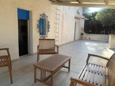 Balcone o terrazza di Splendid detached villa, near the sea
