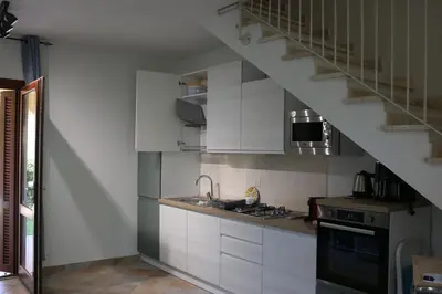Cucina o angolo cottura di Villetta Lù Impostu