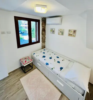 Letto o letti in una camera di La Casetta di Irene