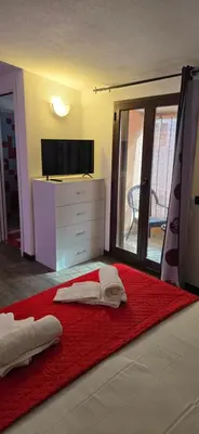 Letto o letti in una camera di Casa Vacanze Dora