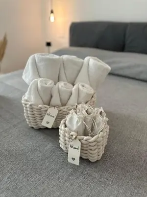 Letto o letti in una camera di San Simplicio Relax Apartment