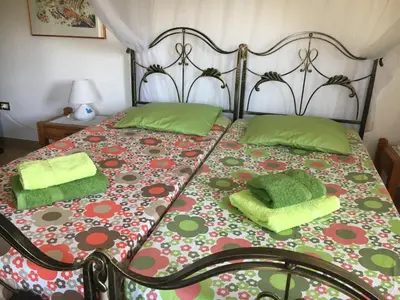 Letto o letti in una camera di NatureLove