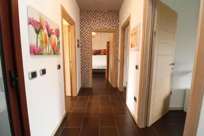 Letto o letti in una camera di Villa Lolotha