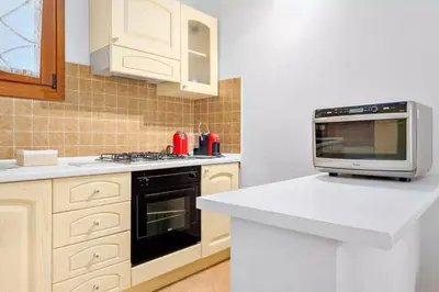 Cucina o angolo cottura di Rifugio Del Mare