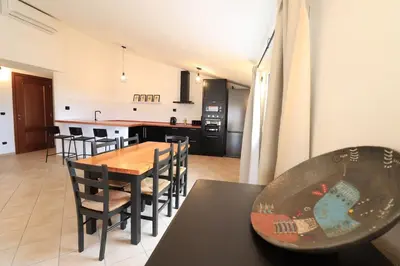 Cucina o angolo cottura di Sardegna Appartamento panoramico cod IUN Q4795
