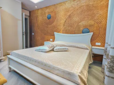 Letto o letti in una camera di Sa Pintadera