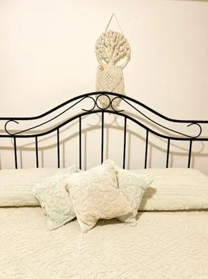 Letto o letti in una camera di Casa Elisa