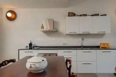 Cucina o angolo cottura di Villa Il Richiamo di Gallura