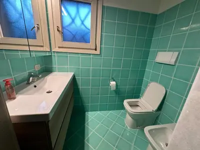 Bagno di Villa Privata Lux con piscina San Teodoro