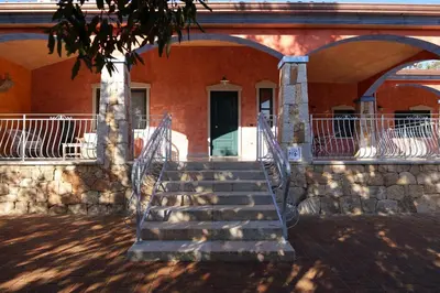 Planimetria di Villa with stunning views to the mountains 5km from the beach