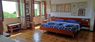 Letto o letti in una camera di La bouganville Apartments
