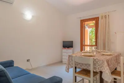 TV o dispositivi per l'intrattenimento presso San Teodoro Apartments
