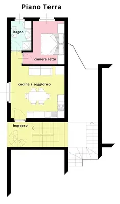 Planimetria di Casa Holiday