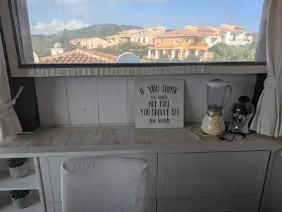 Cucina o angolo cottura di AffittaSardegna - Casa Stella Marina