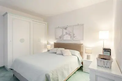 Letto o letti in una camera di Villa Libeccio Sul Mar