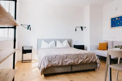 Letto o letti in una camera di Le Calendule