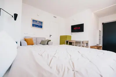 Letto o letti in una camera di Le Calendule