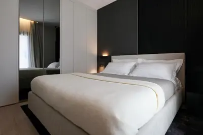 Letto o letti in una camera di Luxury Newly Build 1BR Apartment Azulis#5 - Lift - Terrace - Free Parking