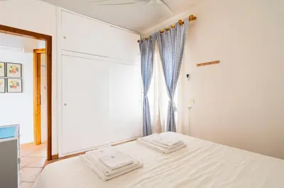 Letto o letti in una camera di Casa Pranos