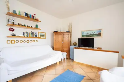 Letto o letti in una camera di Casa Pranos