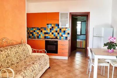 Cucina o angolo cottura di Appartamenti Mare Monte IUN P2189 e T1262