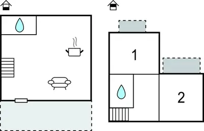 Planimetria di Awesome Home In Malamuri With Wifi
