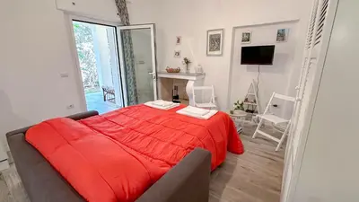 Letto o letti in una camera di Monte Ortobene 1
