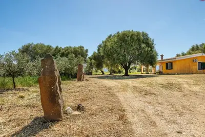 Paesaggio naturale nelle vicinanze della villa
