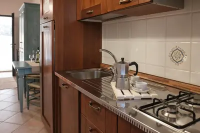 Cucina o angolo cottura di Idyllic Residence Cala Viola T6 2 BedApt sleeps 6