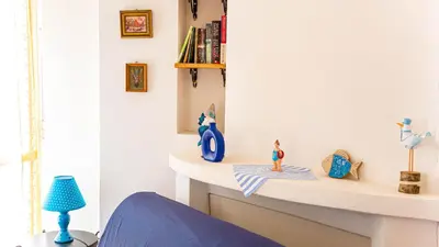 Letto o letti in una camera di Casa Ora Blu - Cala Gonone