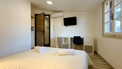 Letto o letti in una camera di Appartamento Buisson
