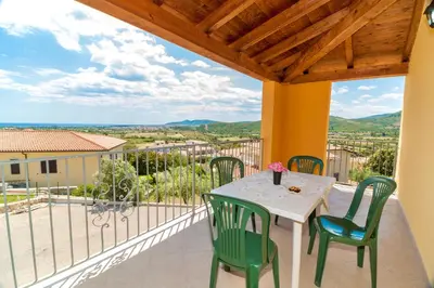 Balcone o terrazza di ISA-Residence in Malamurì just few minutes from Budoni