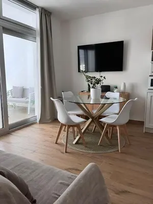 TV o dispositivi per l'intrattenimento presso Central Apartment Olbia-San Simplicio