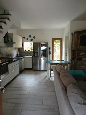 Cucina o angolo cottura di Ottiolu House villa 50m from beach