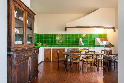 Cucina o angolo cottura di Villa Ruju