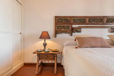 Letto o letti in una camera di Villa Ruju
