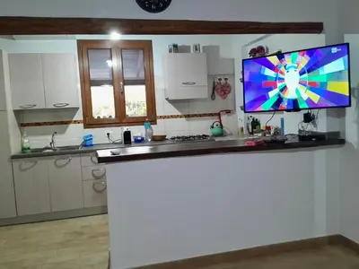 Cucina o angolo cottura di Casa sulla spiaggia di Osala