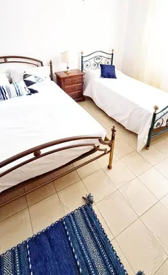 Letto o letti in una camera di Casa Verdi Telti