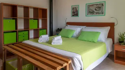 Letto o letti in una camera di Gabbiani - Cala Gonone