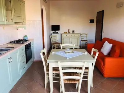 Cucina o angolo cottura di Trilocale delle Bouganville