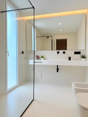 Bagno di I Nidi di Dommos - Camere nel centro storico di Orosei
